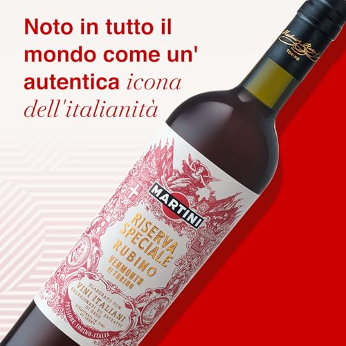 MARTINI Riserva Speciale Rubino, 18% ABV, 75cl / 750ml, Aperitivo, Vermouth con Erbe Aromatiche Selezionate a Mano
