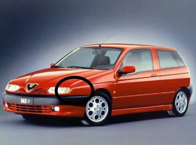 CG94 GRUPPO OTTICO ANT. COMPATIBILE ALFà! ROMEO 145/146 LATO SX BIANCO