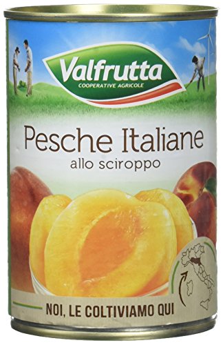 Valfrutta Pesche - Scatola da 411 gr