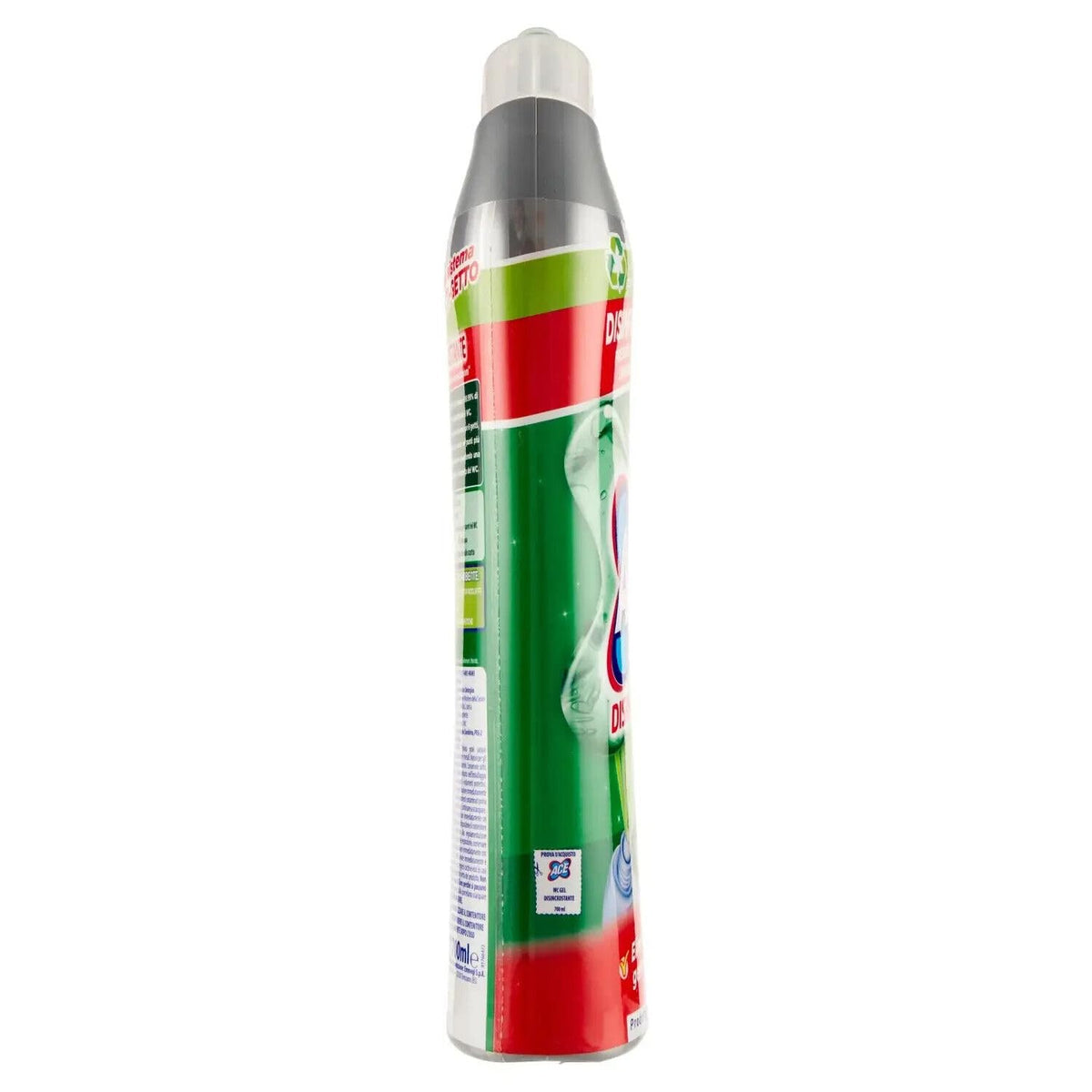 3x ACE Wc Gel Disincrostante,detergente per WC con sistema multigetto,700ml +1x Gingerino Recoaro Aperitivo Italiano 10cl IN OMAGGIO