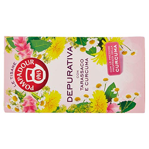 Pompadour tisana depurativa - 5 confezioni da 18 filtri [90 filtri]