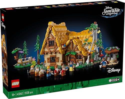 LEGO Disney Princess Elsa Ice Palace Giocattolo Presente, Blocchi, Ragazze, Ragazze, Bambini, 5, 6, 7, 8, Studenti delle Scuole Elementari, Elsa, Anna, Snow