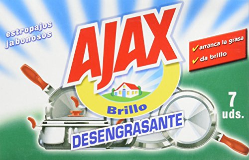Ajax – Spugnette abrasive jabonosos (7 pezzi) – [Confezione da 12]