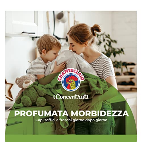 Chanteclair - Ammorbidente "I Concentrati", Muschio Bianco, Protegge la morbidezza del bucato, Profumo Intenso e Persistente sui Capi