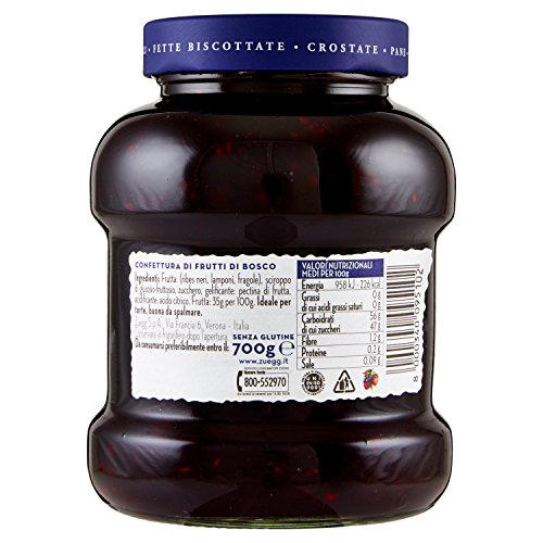 Zuegg - Confettura Di Frutti Di Bosco - 6 pezzi da 700 g [4200 g]