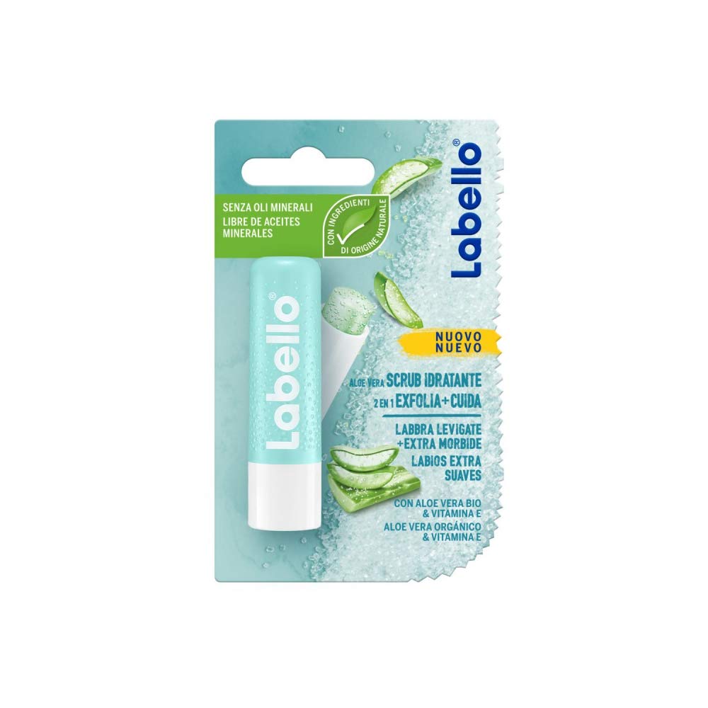 Labello Carning Scrub con Aloe Vera e Vitamina E, 1 pezzo