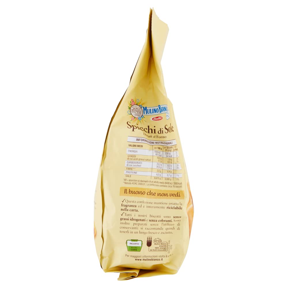 6x Mulino Bianco Spicchi di Sole Biscotti Italiani Biscotti 900g