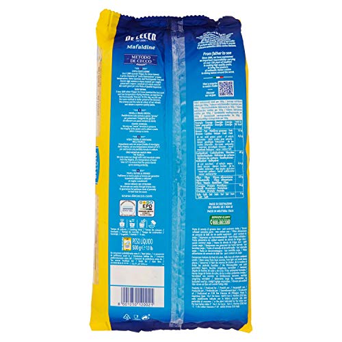 De Cecco - Mafaldine n 2, Pasta di Semola di Grano Duro - 500 g - [confezione da 12]