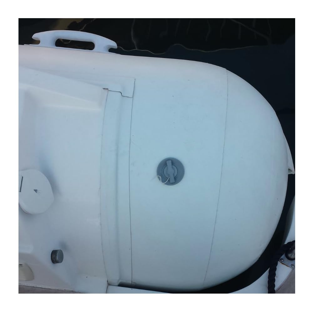 CG94 VALVOLA Universale per gommoni di Colore Grigio Foro mm 45, Diametro Esterno mm 63