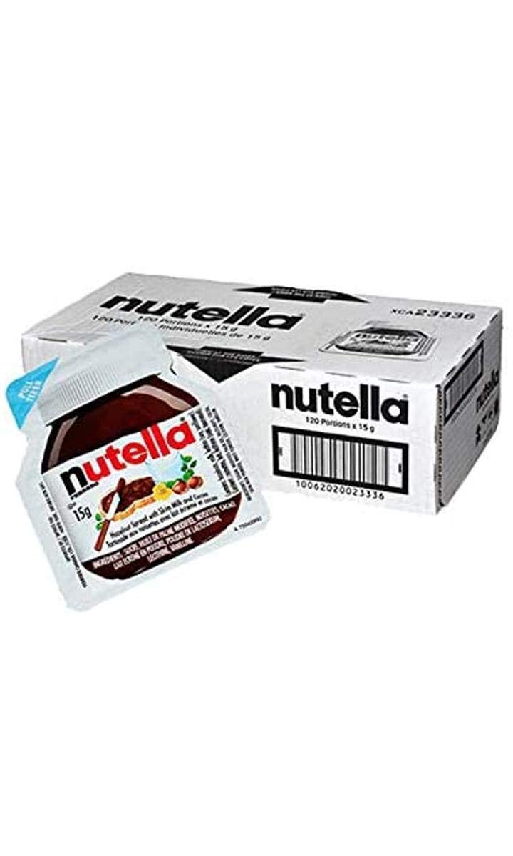 Ferrero Nutella paquete de ahorro 240 paquetes de 15g de crema untable