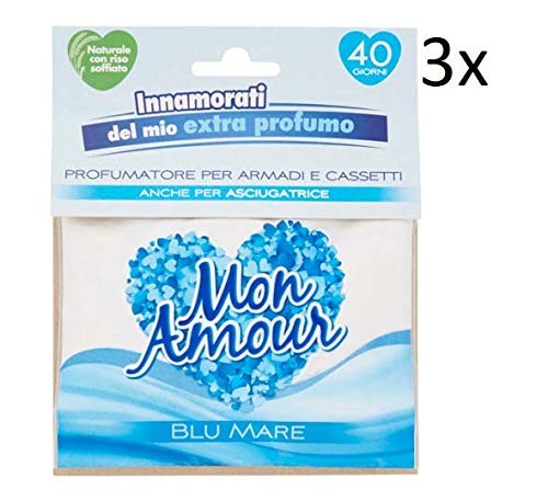 Felce Azzurra Mon Amour Blu Mare Profumatore Armadio armadio e cassetti 12 g