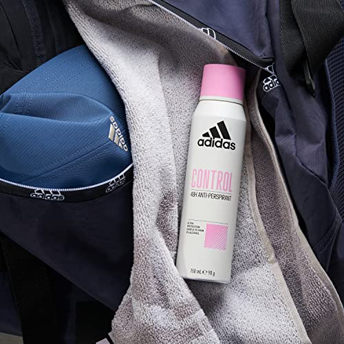 Adidas, Control Deodorante Spray Anti-traspirante Donna, 48 Ore di Protezione, Formula Vegana e Senza Alcol, 150ml