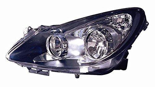FARO DEPO H7-H1 PRED. REG. ELETTRICA PARABOLA NERA OPE.L CORSA - 09/'06>12/'10 - SX