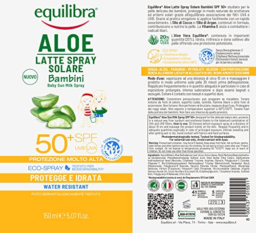 equilibra Solari, Aloe Latte Spray