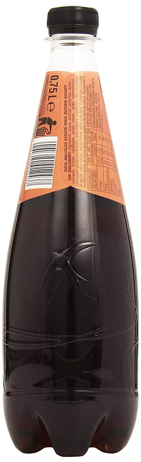 6X San Benedetto Chinotto Zero PET Senza Zucchero 0,75 L Limonata Amara Arancia Senza Zucchero