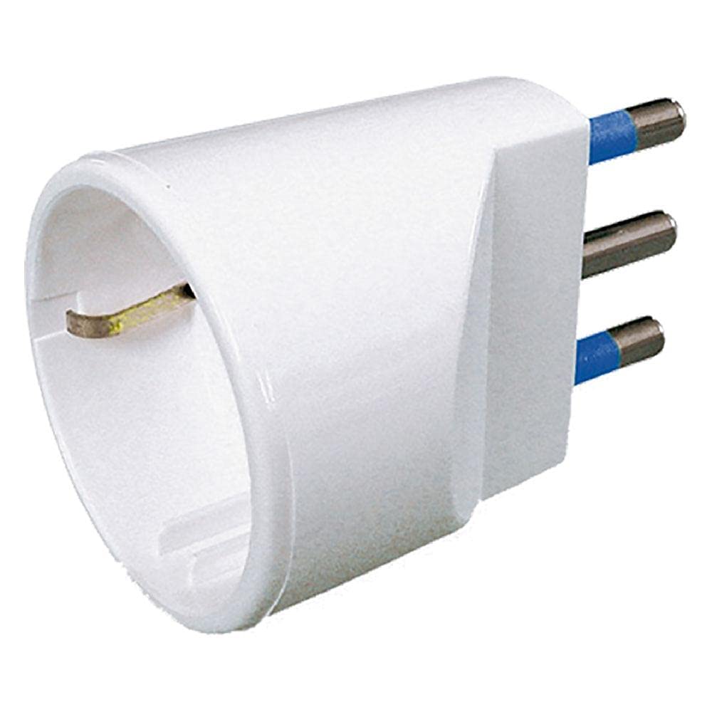 ADATTATORE SCHUKO NOVALINE CE914 SPINA 2 POLI + TERRA-10A