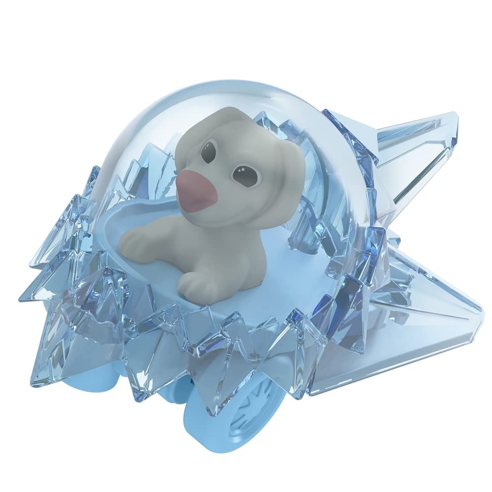 Fisher-Price - Veicoli di supereroi in metallo pressofuso ispirati al film DC League of Superpets - Krypto Superdog nell'astronave congelata
