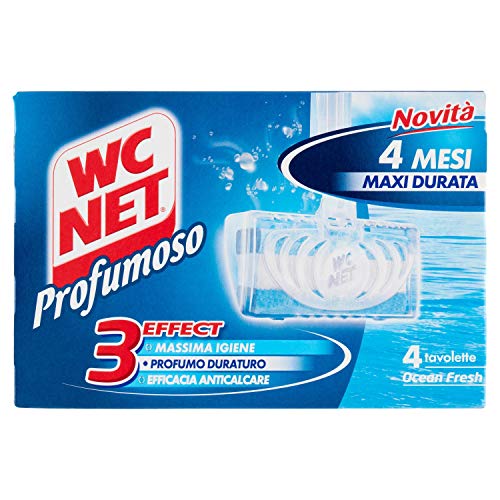WC Net - 3Effect, Detergente per WC, Ocean Fresh - 6 pezzi da 136 g [816 g]