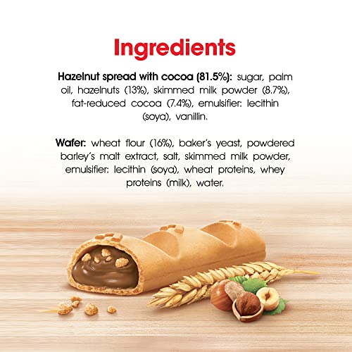 1 x NUTELLA B-READY CIALDA DI PANE FARCITA CON NUTELLA 1 SNACK 22 GR WAFER