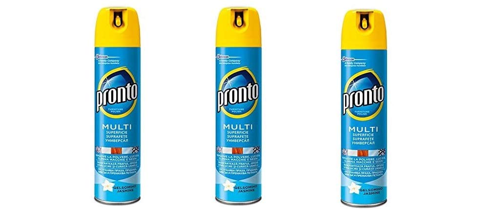 3 X PRONTO Gel somino Jasmine Spray Detergente 300 ML 5 in1 per causa