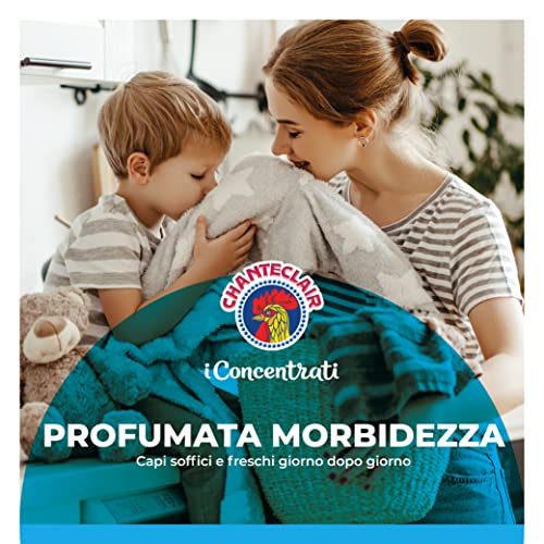 Chanteclair - Ammorbidente "I Concentrati", Sali Marini e Fior di Loto, Protegge la morbidezza del bucato, Profumo Intenso e Persistente sui Capi