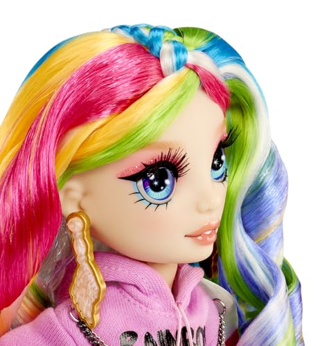 Rainbow High Creative Crystals Bella - Bambola Fashion Rosa da 28 cm con Kit per Accessori di Cristallo, Anello per Te, Fai da Te, Gioco in Resina, Regalo per Bambini età 8+, Non COMMESTIBILE