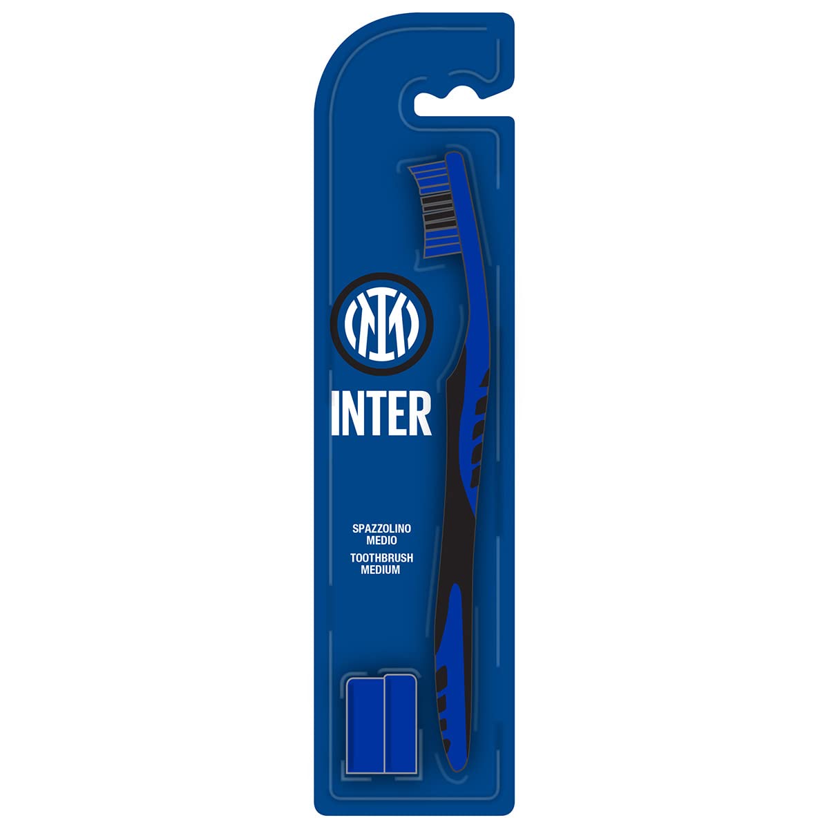 Naturaverde | Kids - Football Team - Spazzolino con Setole Medie per Bambini, Spazzolino da Denti Divertente per Bimbi, Spazzolino Inter