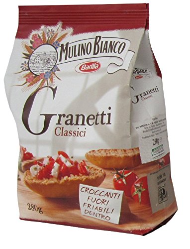 Mulino Bianco: "Granetti Classici" Toast croccanti e friabili * 280 g Confezione da 2 pezzi