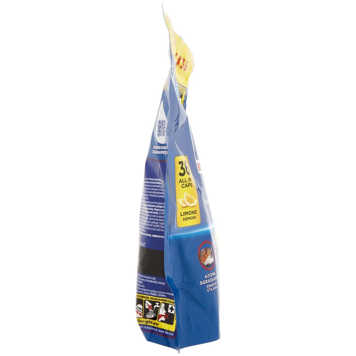 Finish Detersivo Lavastoviglie Predosato Tab Quantum Lemon 36 Pezzi, 36pz