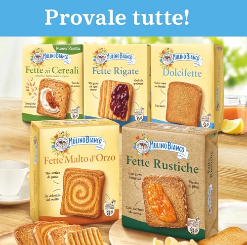 Mulino Bianco Fette Biscottate Dolcifette, 315g