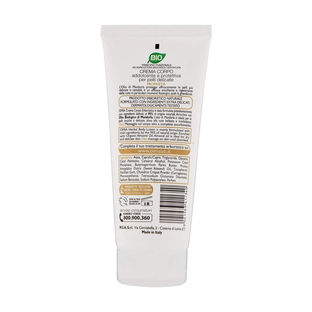 OMIA Crema Corpo Olio Di Mandorla 200 Ml