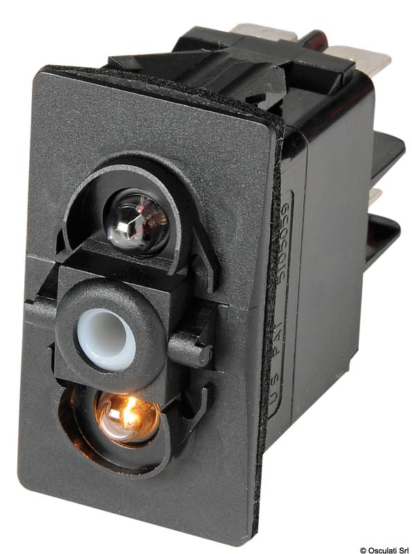 CG94 Interruttore (ON)-OFF-(ON) 2 lampadine 12 V