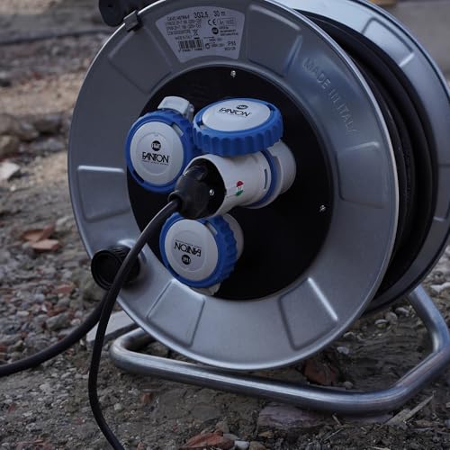 FANTON 73100 Adattatore industriale da spina cee a 1 presa bipasso schuko 16A