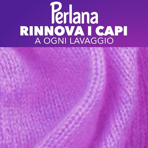 Perlana Detersivo Delicati Lavanda (28 lavaggi), Detersivo lavatrice liquido per lana, seta e delicati, Detersivo delicati per effetto cashmere e fibre rinnovate al profumo di lavanda