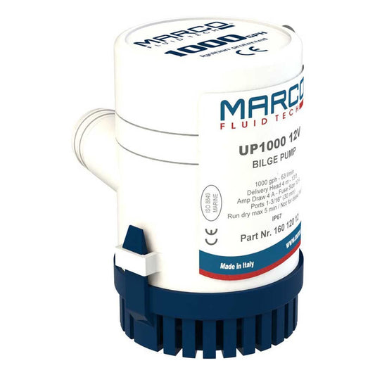 Marco Up1000 12v Submersible Bilge Pump One Size