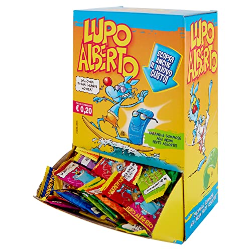 Caramelle Gommose agli Aromi Frutti Assortiti Lupo Alberto 200 x 11,5 g