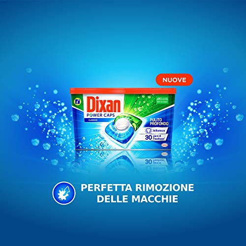 Dixan Powercaps, Detersivo Lavatrice Predosato In Capsule, confezione da 60 capsule (lavaggi) - 900 g