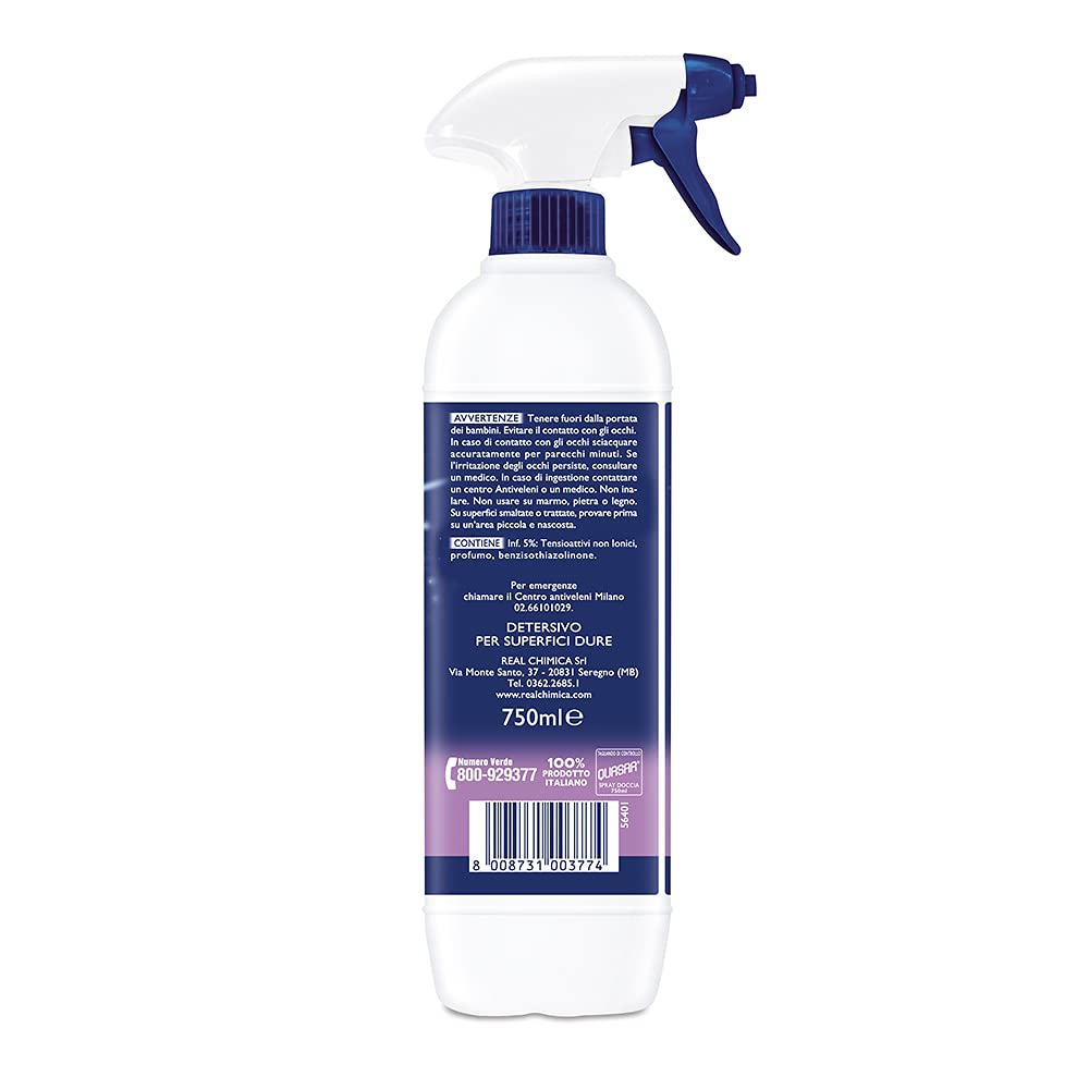Quasar - Doccia Vetri - Anticalcare, Antivapore e Idrorepellente - 6 Flaconi da 750 ml