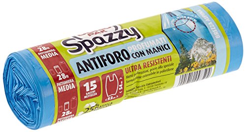 Domopak Spazzy Sacchi Nettezza Antiforo con Manici