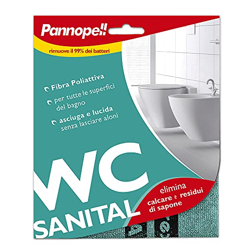 Pannopell Panno in Fibre Poliattive, Microfibra, Verde, 30x32