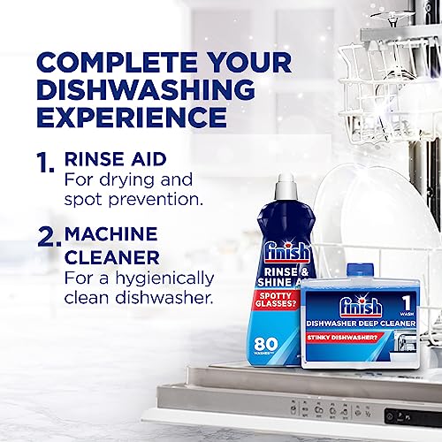 Finish, detergente per lavastoviglie doppia azione 500ml (Conf. da 1)