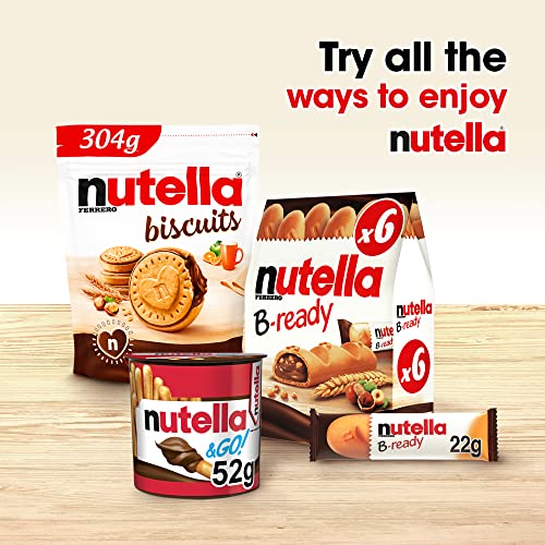 1 x NUTELLA B-READY CIALDA DI PANE FARCITA CON NUTELLA 1 SNACK 22 GR WAFER