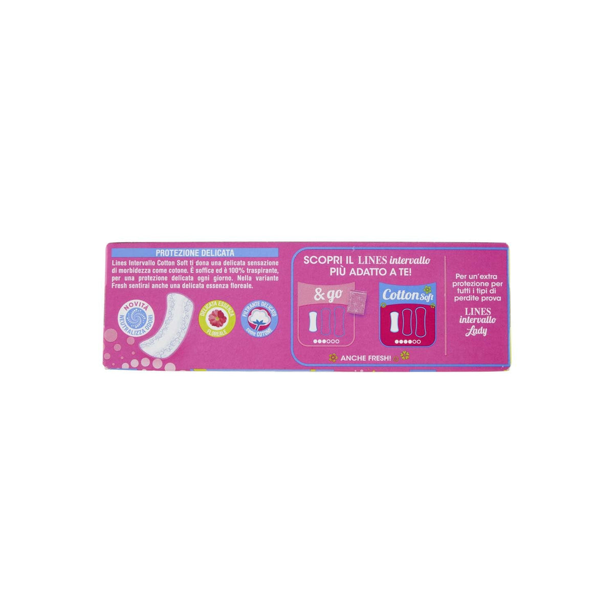 Lines Proteggislip Distesi 100% Cotone, Pacco da 24 Proteggislip