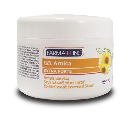 GEL ARNICA EXTRA FORTE FARMA+LINE FORMULA POTENZIATA CON MENTOLO E OLION ESSENZIALE DI CANFORA 150 ML