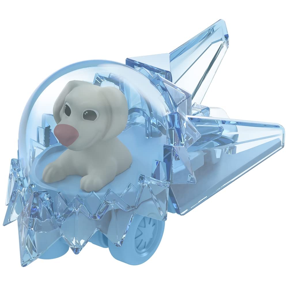 Fisher-Price - Veicoli di supereroi in metallo pressofuso ispirati al film DC League of Superpets - Krypto Superdog nell'astronave congelata