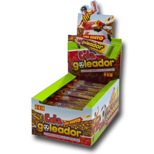 Goleador Doppia Caramella Gommosa al Gusto Liquirizia, 200 Pezzi