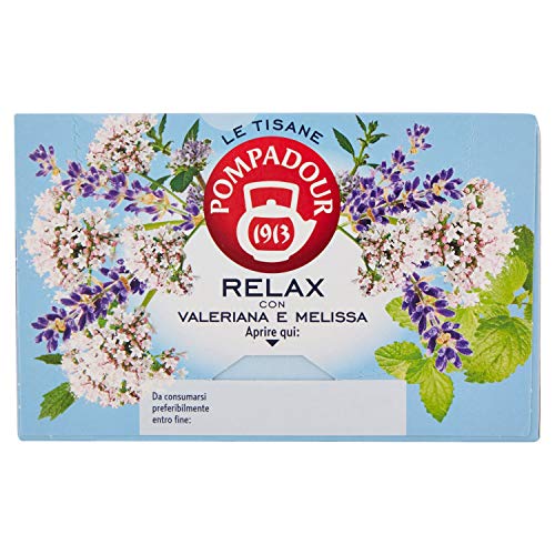 Pompadour Tisana Relax, 18 Filtri, 36g