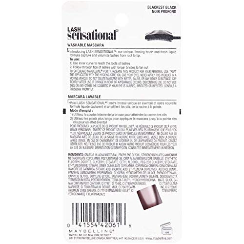Maybelline New York - Mascara Lash Sensational very black