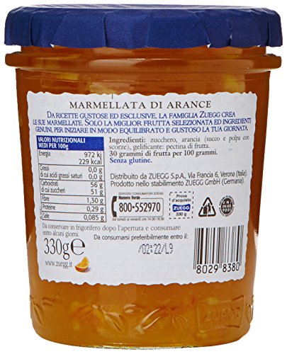 Zuegg Confettura Arance - 4 pezzi da 330 g [1320 g]