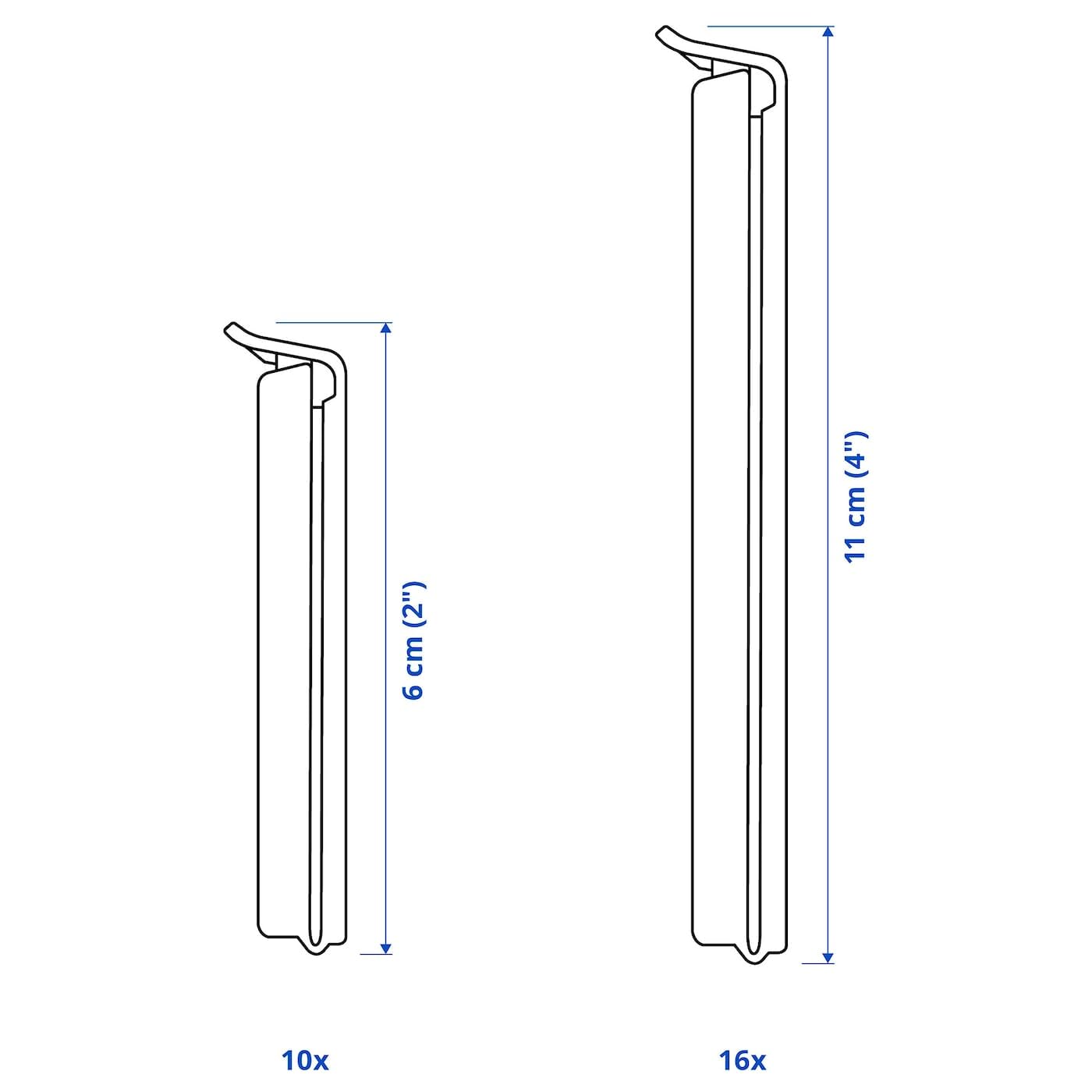 Ikea BEVARA - Clip di chiusura per sacchetti salvafreschezza, riutilizzabili, per alimenti, chiusura ermetica, ideali per cucina e casa